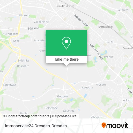 Карта Immoservice24 Dresden