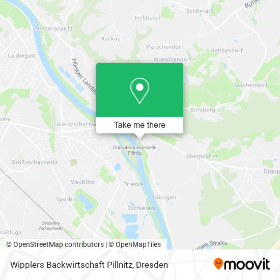 Wipplers Backwirtschaft Pillnitz map