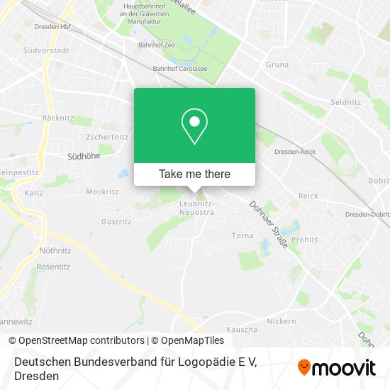 Deutschen Bundesverband für Logopädie E V map