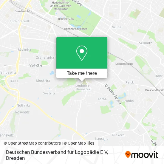 Карта Deutschen Bundesverband für Logopädie E V