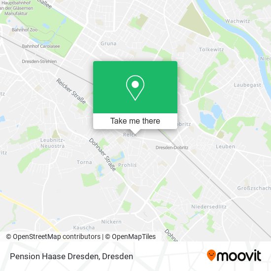 Pension Haase Dresden map