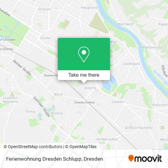 Ferienwohnung Dresden Schlupp map