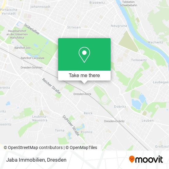 Jaba Immobilien map