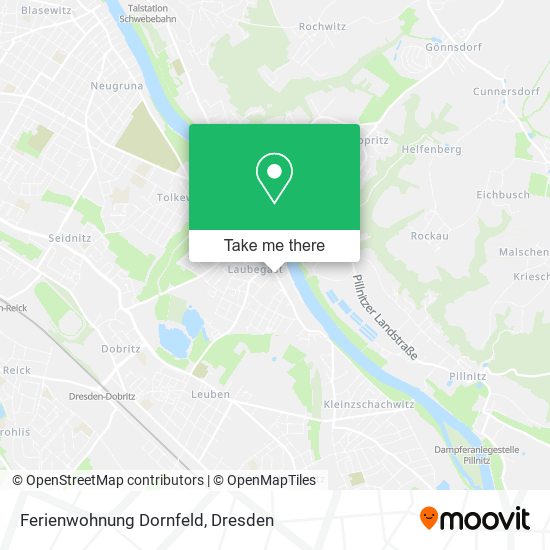 Ferienwohnung Dornfeld map