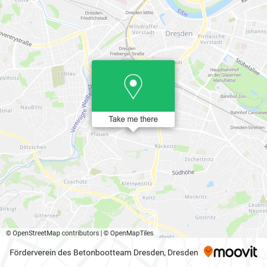 Förderverein des Betonbootteam Dresden map