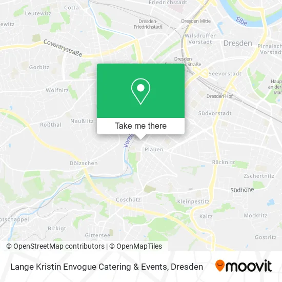 Карта Lange Kristin Envogue Catering & Events