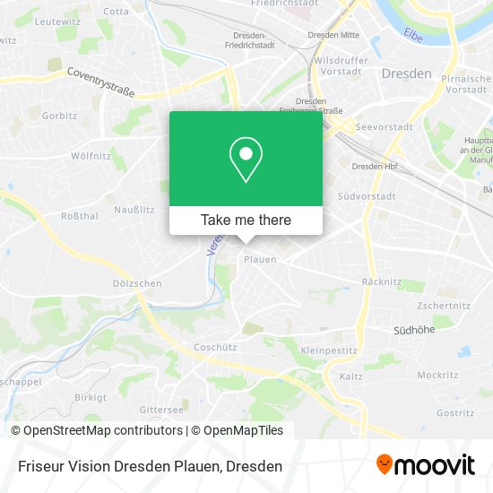 Friseur Vision Dresden Plauen map