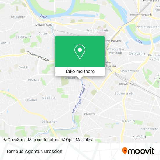Tempus Agentur map