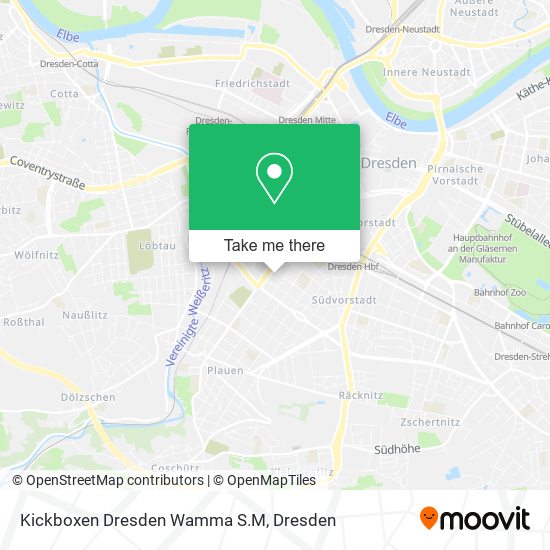 Kickboxen Dresden Wamma S.M map