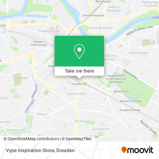 Vype Inspiration Store map