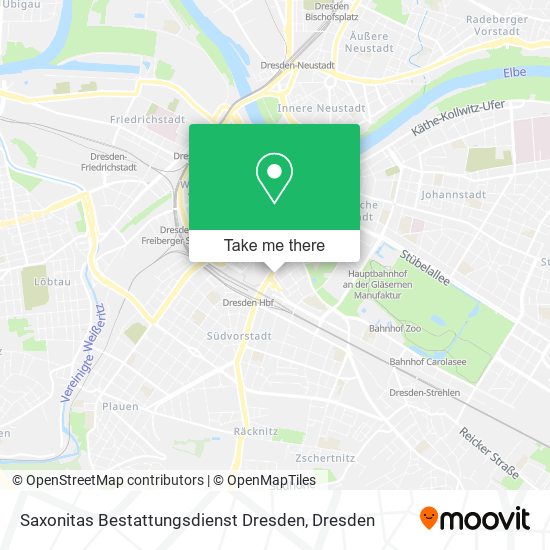 Saxonitas Bestattungsdienst Dresden map