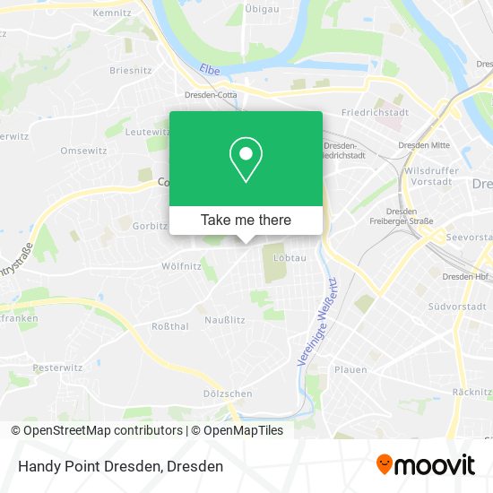 Handy Point Dresden map