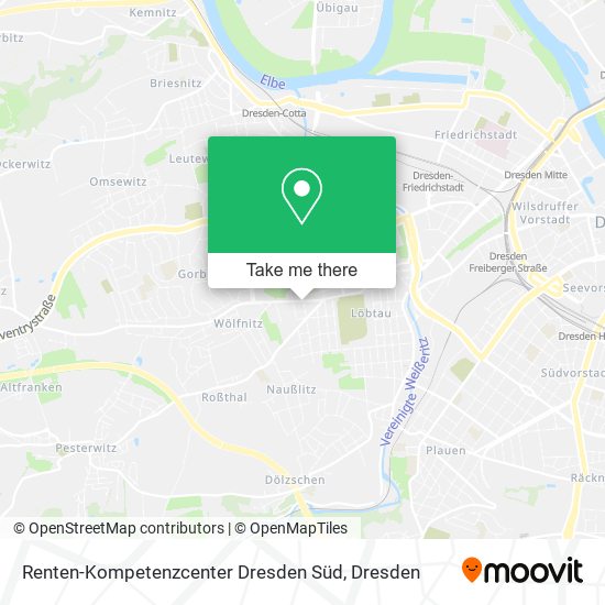 Renten-Kompetenzcenter Dresden Süd map