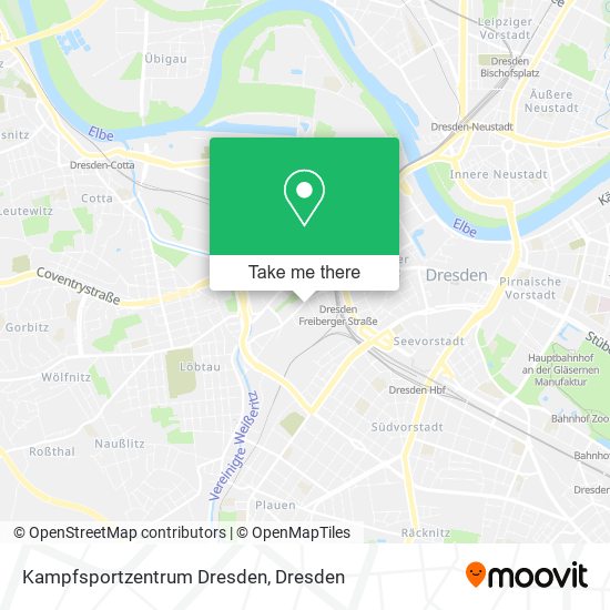 Kampfsportzentrum Dresden map