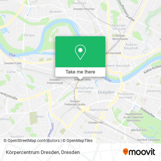 Körpercentrum Dresden map