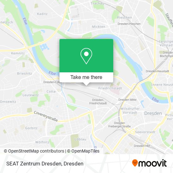 SEAT Zentrum Dresden map