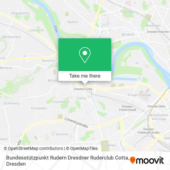 Bundesstützpunkt Rudern Dresdner Ruderclub Cotta map