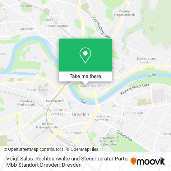 Voigt Salus. Rechtsanwälte und Steuerberater Partg Mbb Standort Dresden map