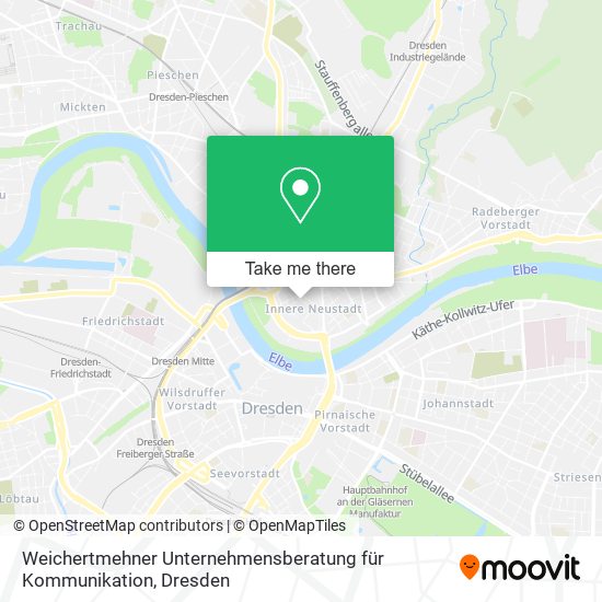 Weichertmehner Unternehmensberatung für Kommunikation map