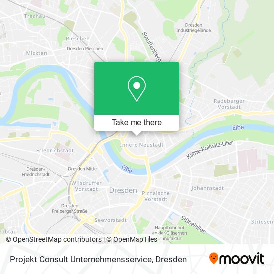 Projekt Consult Unternehmensservice map