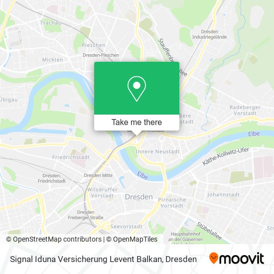 Signal Iduna Versicherung Levent Balkan map