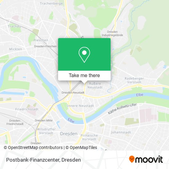 Postbank-Finanzcenter map