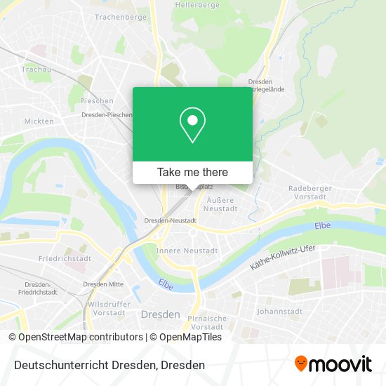 Deutschunterricht Dresden map