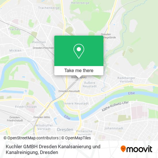 Kuchler GMBH Dresden Kanalsanierung und Kanalreinigung map