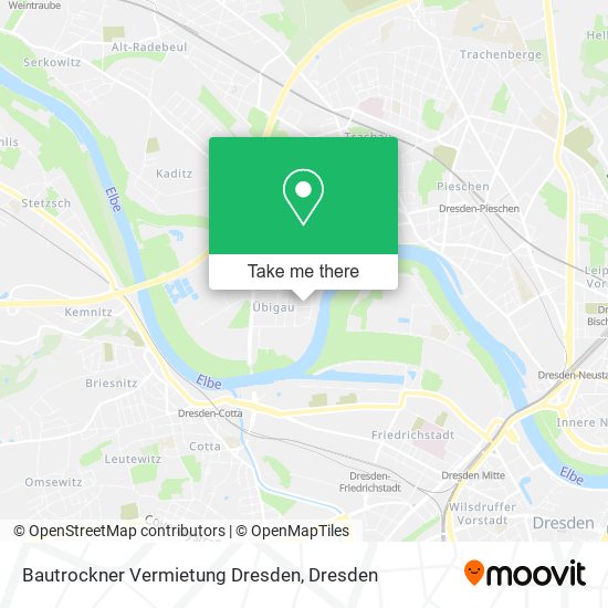 Bautrockner Vermietung Dresden map