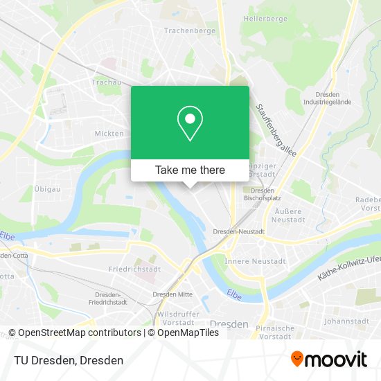 TU Dresden map