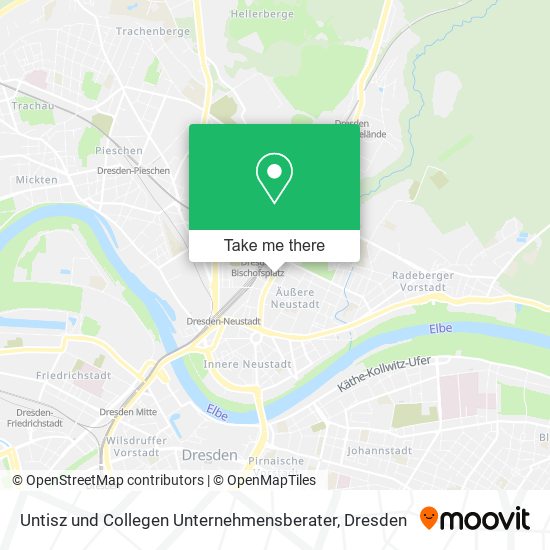 Untisz und Collegen Unternehmensberater map