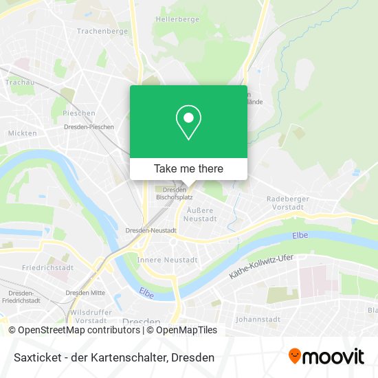 Saxticket - der Kartenschalter map