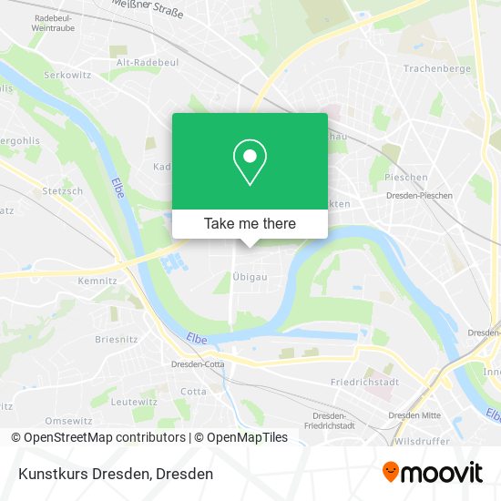 Kunstkurs Dresden map