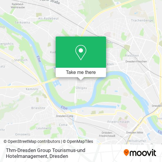 Thm-Dresden Group Tourismus-und Hotelmanagement map