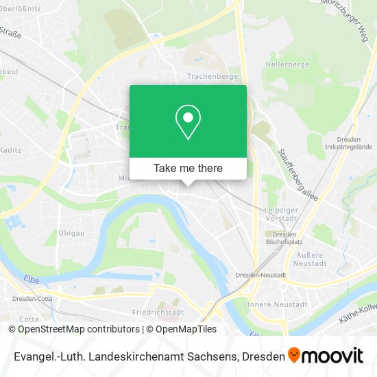 Evangel.-Luth. Landeskirchenamt Sachsens map