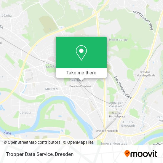 Tropper Data Service map