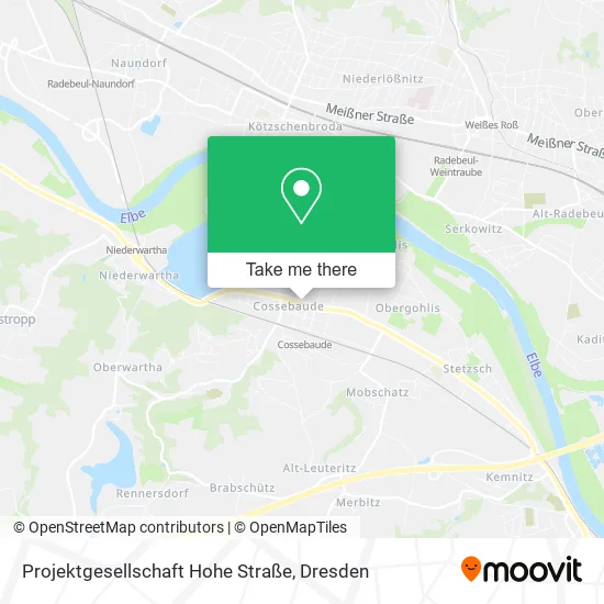 Карта Projektgesellschaft Hohe Straße