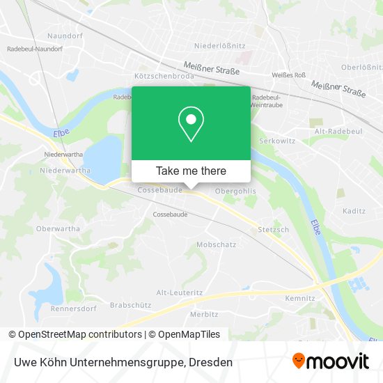 Uwe Köhn Unternehmensgruppe map