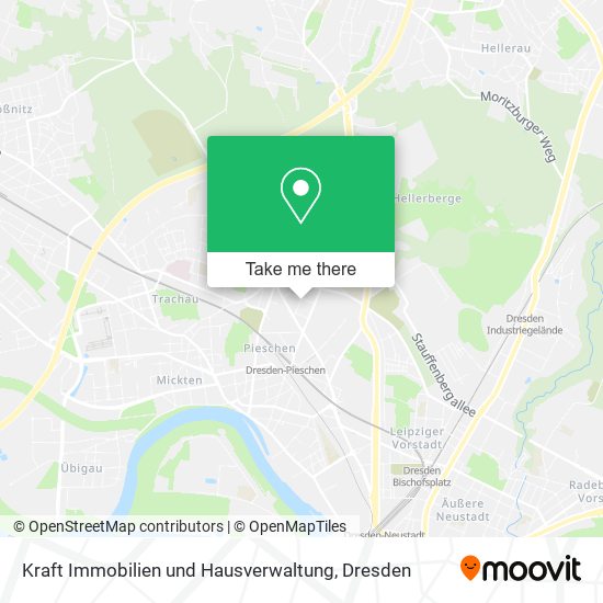 Kraft Immobilien und Hausverwaltung map