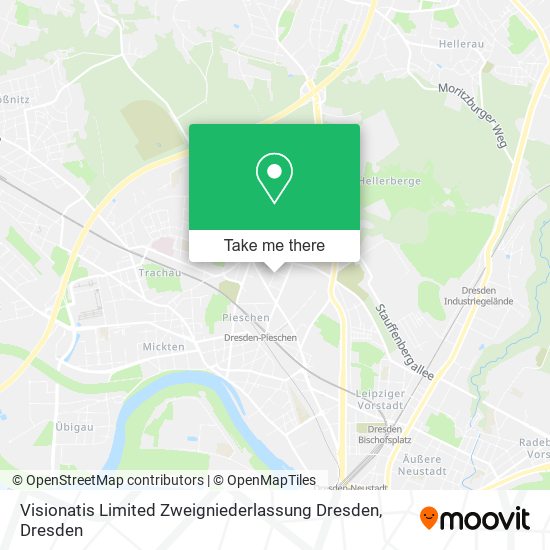 Карта Visionatis Limited Zweigniederlassung Dresden