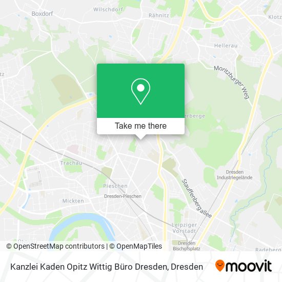 Kanzlei Kaden Opitz Wittig Büro Dresden map
