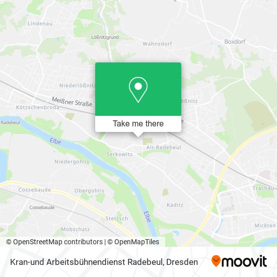 Kran-und Arbeitsbühnendienst Radebeul map