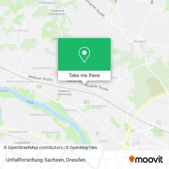 Unfallforschung Sachsen map