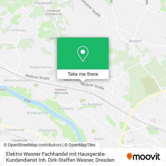 Elektro Wesner Fachhandel mit Hausgeräte-Kundendienst Inh. Dirk-Steffen Wesner map