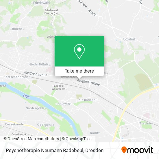 Psychotherapie Neumann Radebeul map