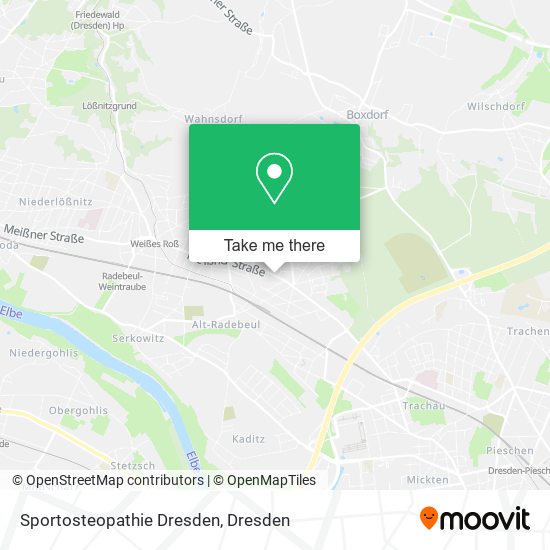 Sportosteopathie Dresden map