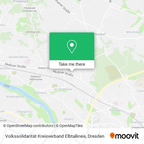 Volkssolidarität Kreisverband Elbtalkreis map