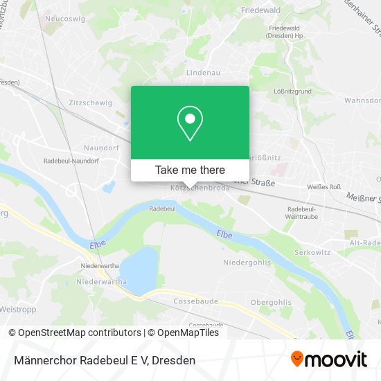 Männerchor Radebeul E V map