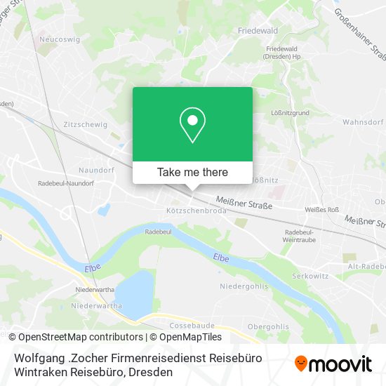 Wolfgang .Zocher Firmenreisedienst Reisebüro Wintraken Reisebüro map