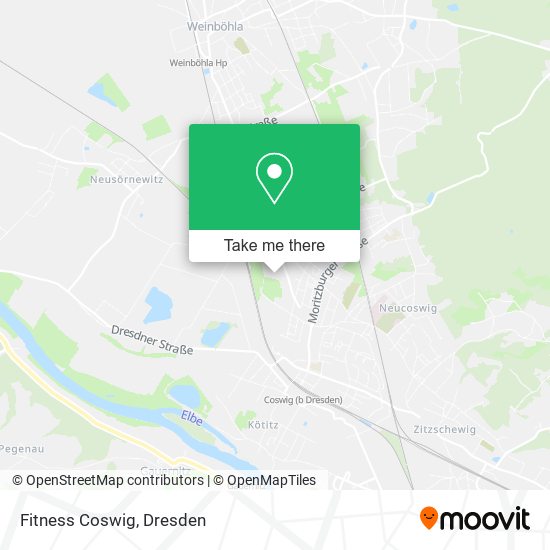 Fitness Coswig map